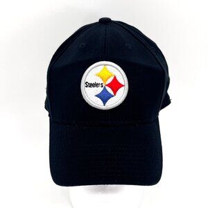 Pittsburgh Steelers Onfield Reebok NFL Cap Hat L/XL Black Embroidered Patch Logo